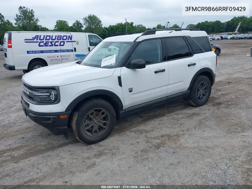 2024 Ford Bronco Sport Big Bend VIN: 3FMCR9B66RRF09429 Lot: 45575297