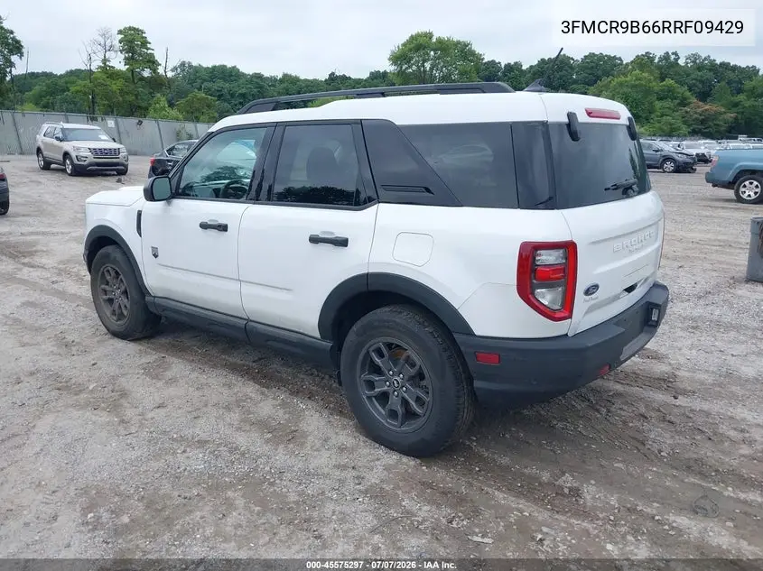 2024 Ford Bronco Sport Big Bend VIN: 3FMCR9B66RRF09429 Lot: 45575297