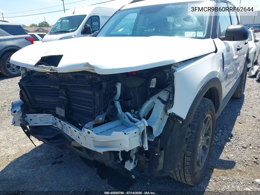 2024 Ford Bronco Sport Big Bend VIN: 3FMCR9B60RRF62644 Lot: 45580760