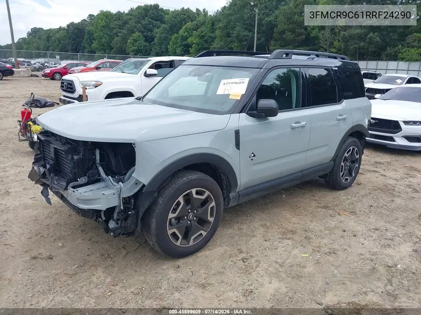 2024 Ford Bronco Sport Outer Banks VIN: 3FMCR9C61RRF24290 Lot: 45599609