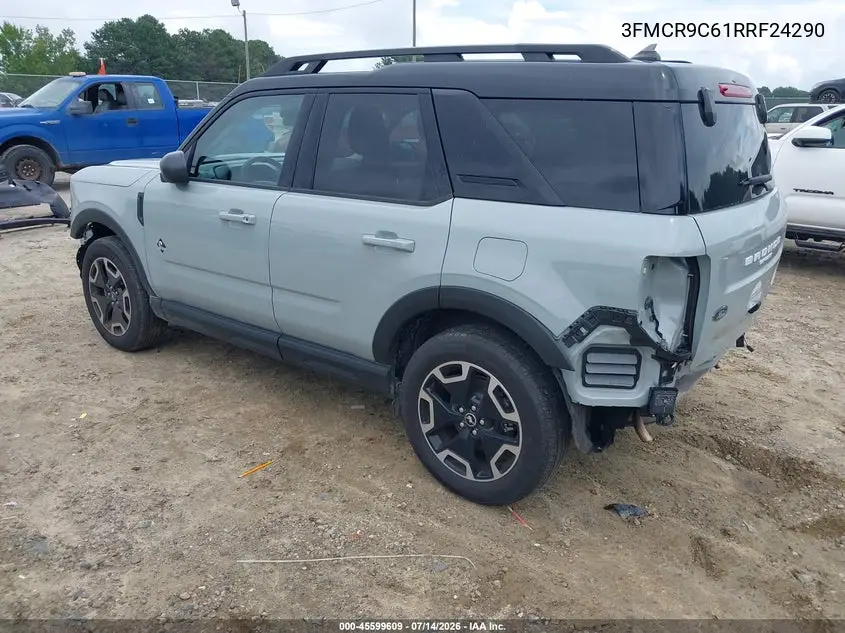 2024 Ford Bronco Sport Outer Banks VIN: 3FMCR9C61RRF24290 Lot: 45599609