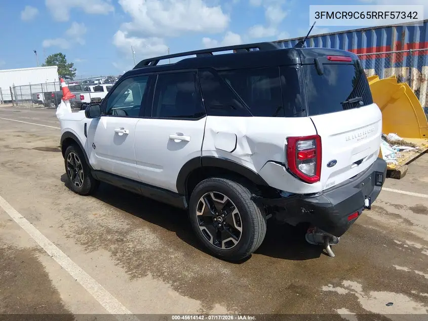 2024 Ford Bronco Sport Outer Banks VIN: 3FMCR9C65RRF57342 Lot: 45614142