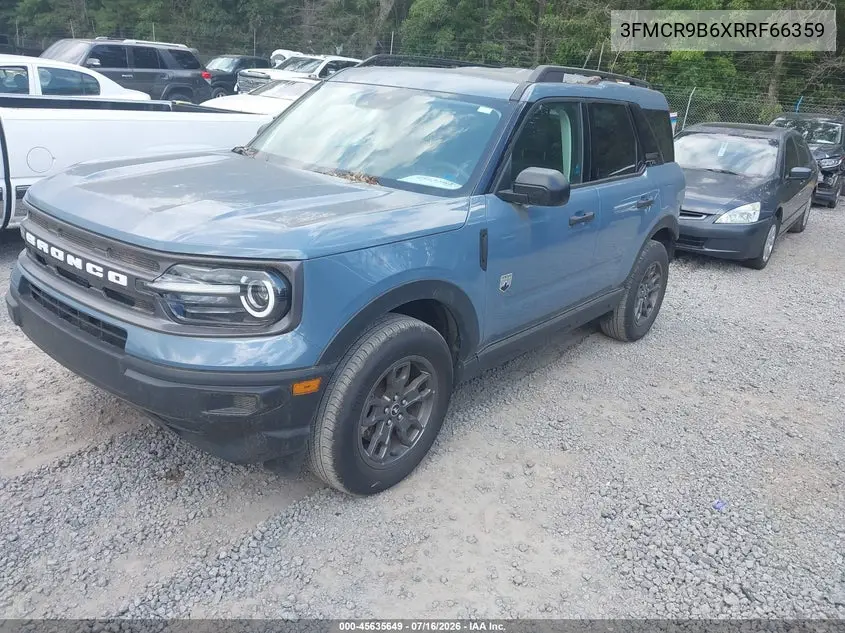 2024 Ford Bronco Sport Big Bend VIN: 3FMCR9B6XRRF66359 Lot: 45635649