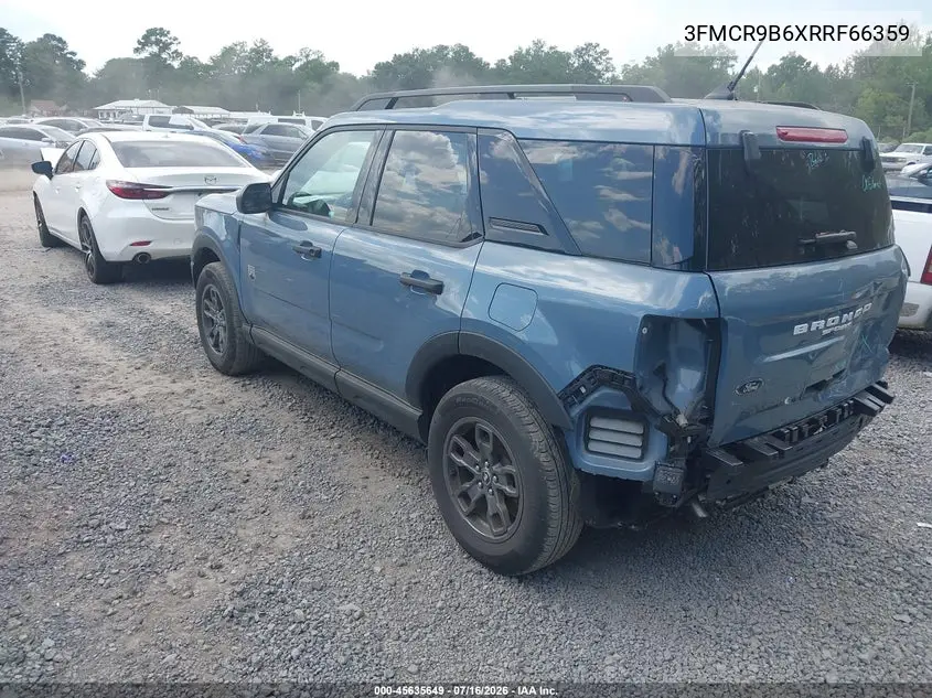 2024 Ford Bronco Sport Big Bend VIN: 3FMCR9B6XRRF66359 Lot: 45635649