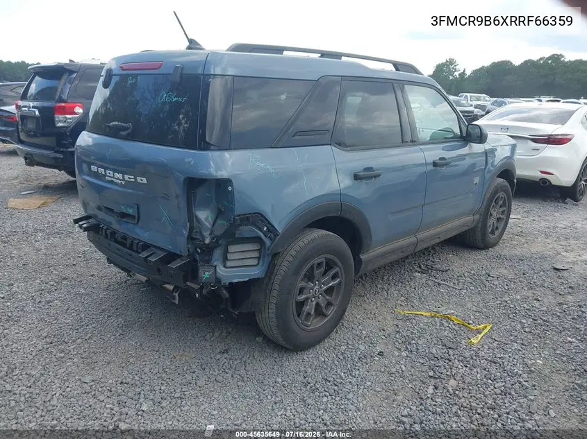 2024 Ford Bronco Sport Big Bend VIN: 3FMCR9B6XRRF66359 Lot: 45635649