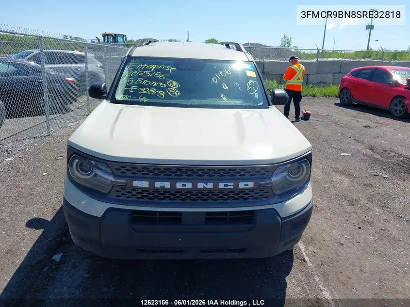 2025 Ford Bronco Sport Big Bend VIN: 3FMCR9BN8SRE32818 Lot: 12623156