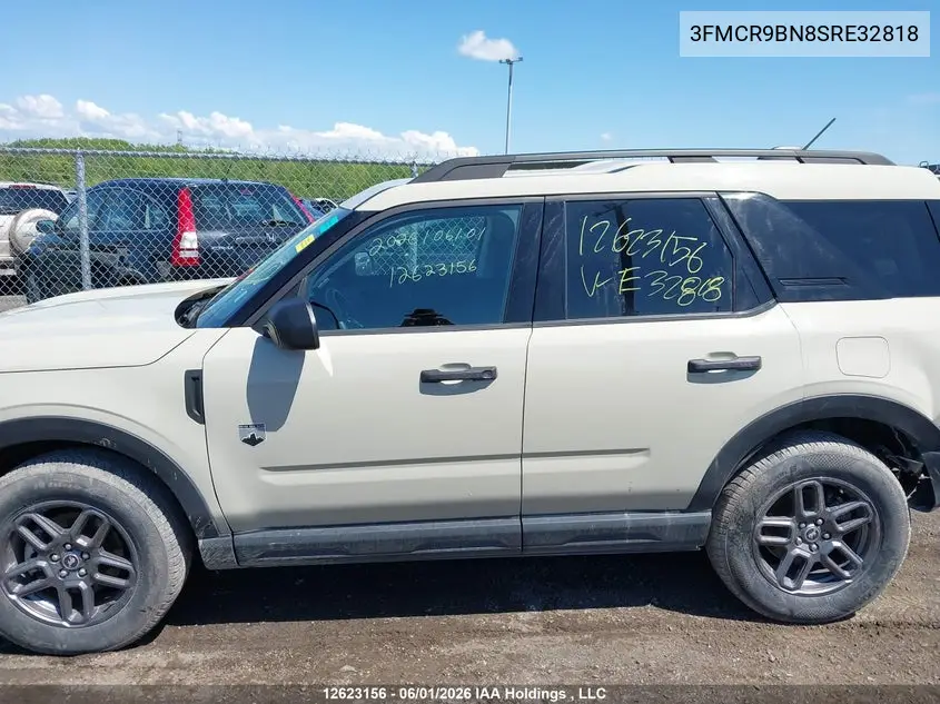 2025 Ford Bronco Sport Big Bend VIN: 3FMCR9BN8SRE32818 Lot: 12623156