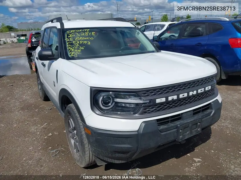 2025 Ford Bronco Sport Big Bend VIN: 3FMCR9BN2SRE38713 Lot: 12632818