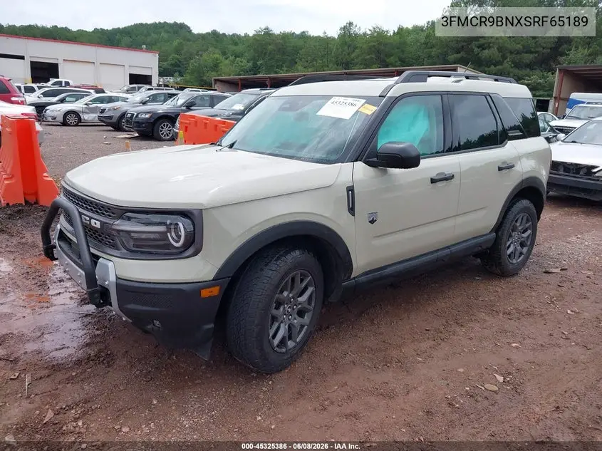 2025 Ford Bronco Sport Big Bend VIN: 3FMCR9BNXSRF65189 Lot: 45325386