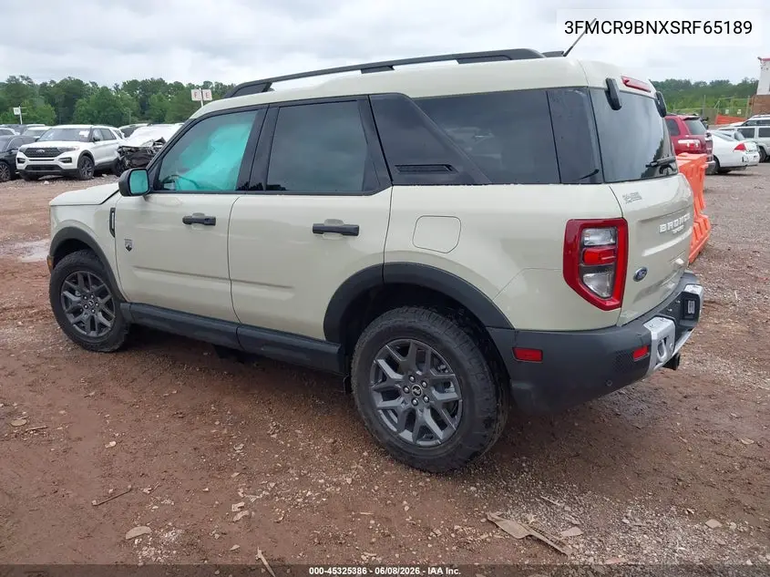 2025 Ford Bronco Sport Big Bend VIN: 3FMCR9BNXSRF65189 Lot: 45325386