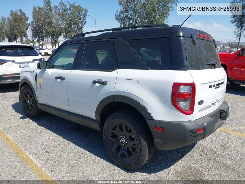 2025 Ford Bronco Sport Big Bend VIN: 3FMCR9BN3SRF26993 Lot: 45389614