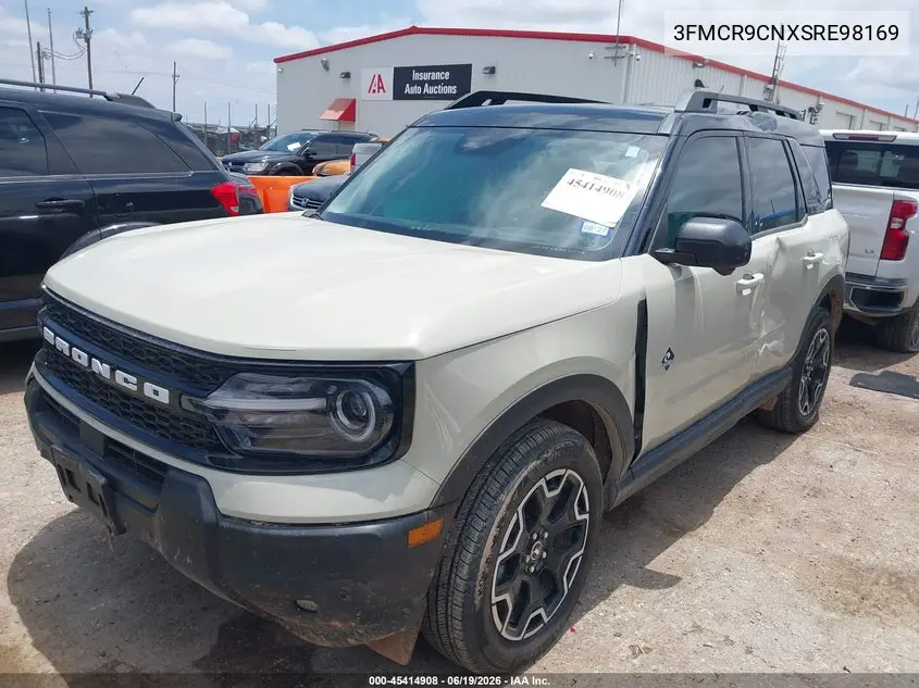 2025 Ford Bronco Sport Outer Banks VIN: 3FMCR9CNXSRE98169 Lot: 45414908