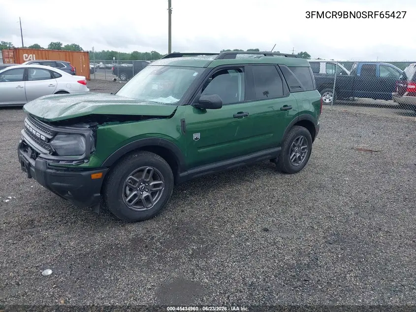 2025 Ford Bronco Sport Big Bend VIN: 3FMCR9BN0SRF65427 Lot: 45434960