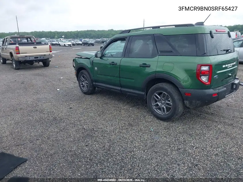 2025 Ford Bronco Sport Big Bend VIN: 3FMCR9BN0SRF65427 Lot: 45434960