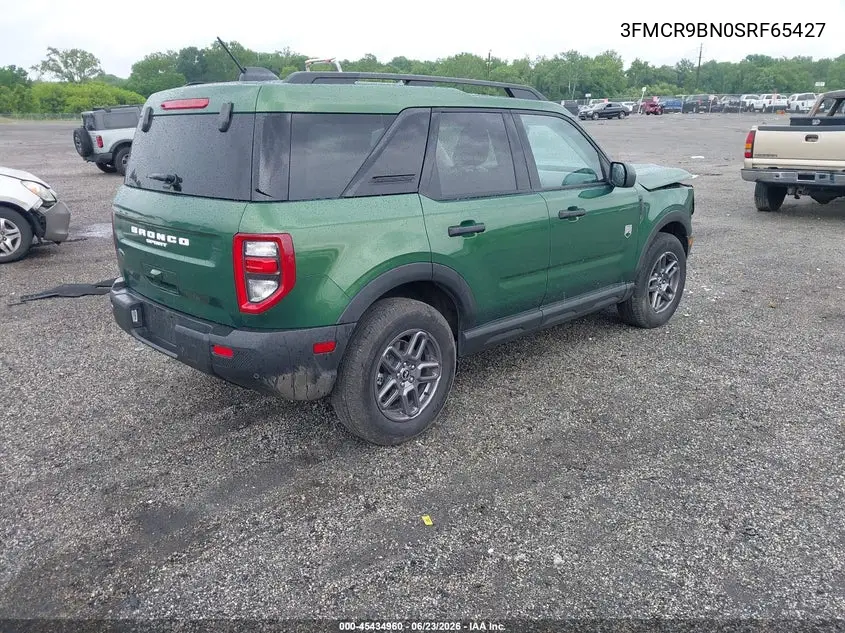 2025 Ford Bronco Sport Big Bend VIN: 3FMCR9BN0SRF65427 Lot: 45434960