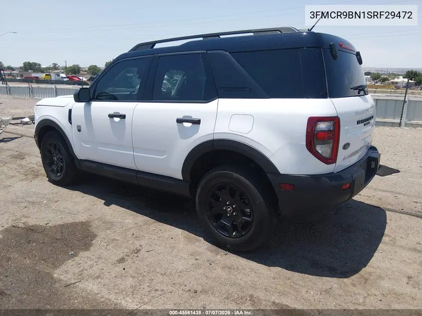 2025 Ford Bronco Sport Big Bend VIN: 3FMCR9BN1SRF29472 Lot: 45561438