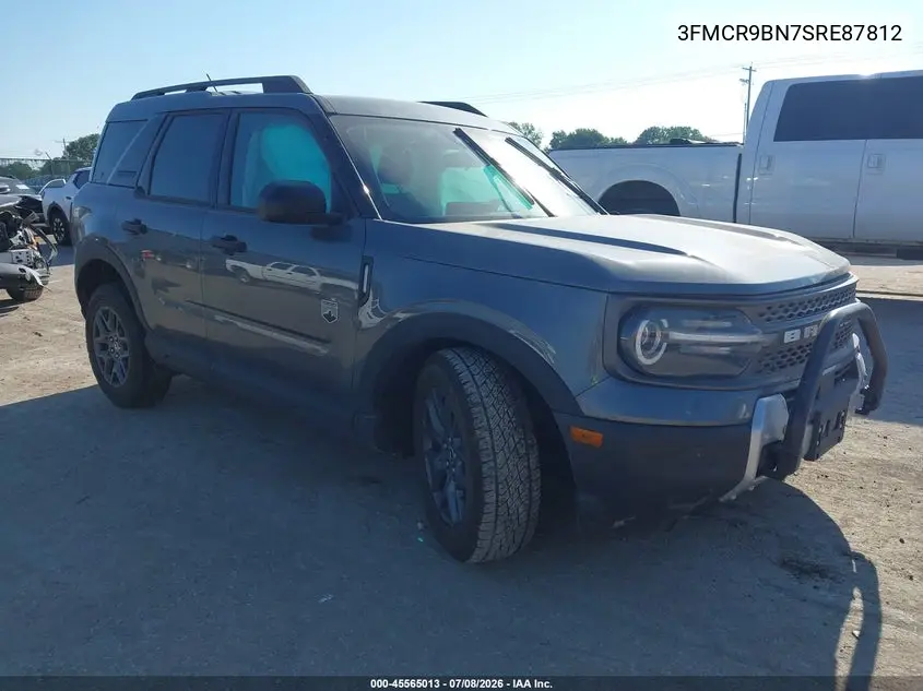2025 Ford Bronco Sport Big Bend VIN: 3FMCR9BN7SRE87812 Lot: 45565013