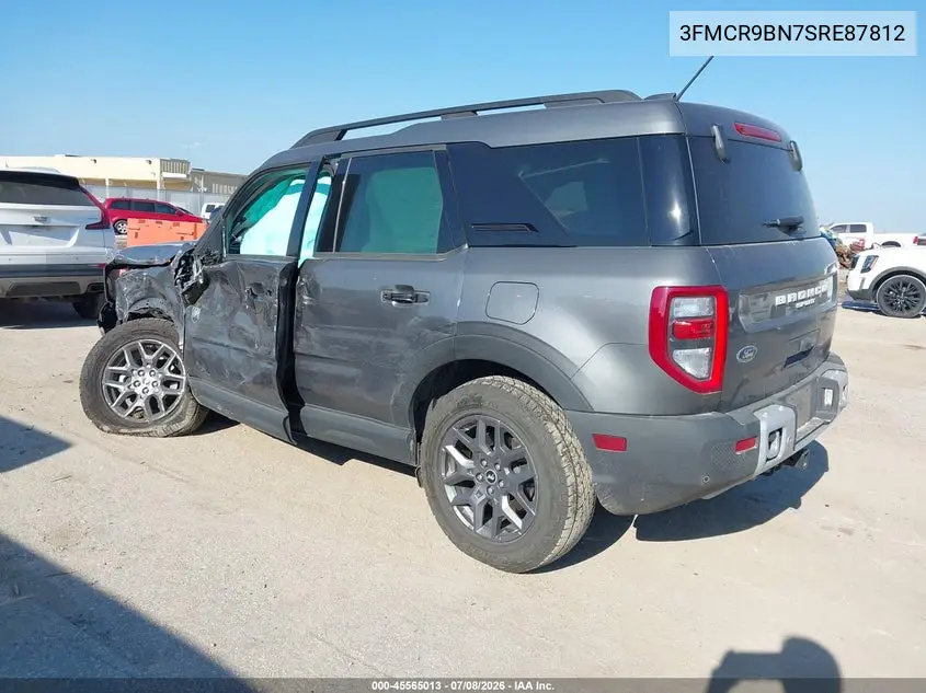 2025 Ford Bronco Sport Big Bend VIN: 3FMCR9BN7SRE87812 Lot: 45565013