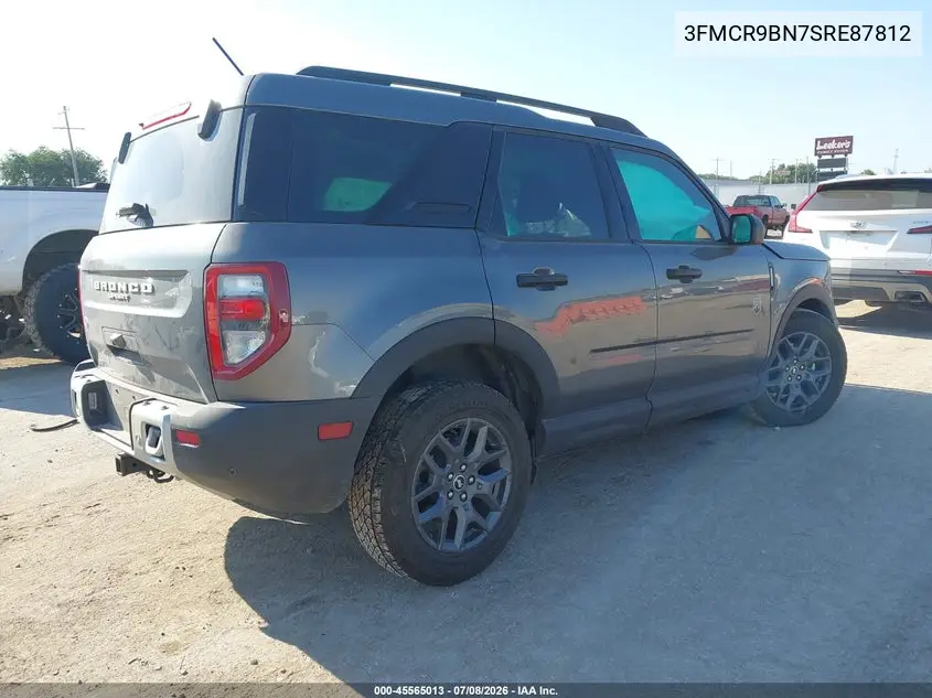 2025 Ford Bronco Sport Big Bend VIN: 3FMCR9BN7SRE87812 Lot: 45565013