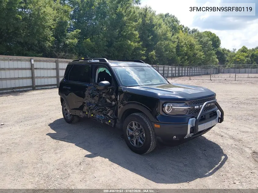 2025 Ford Bronco Sport Big Bend VIN: 3FMCR9BN9SRF80119 Lot: 45578163