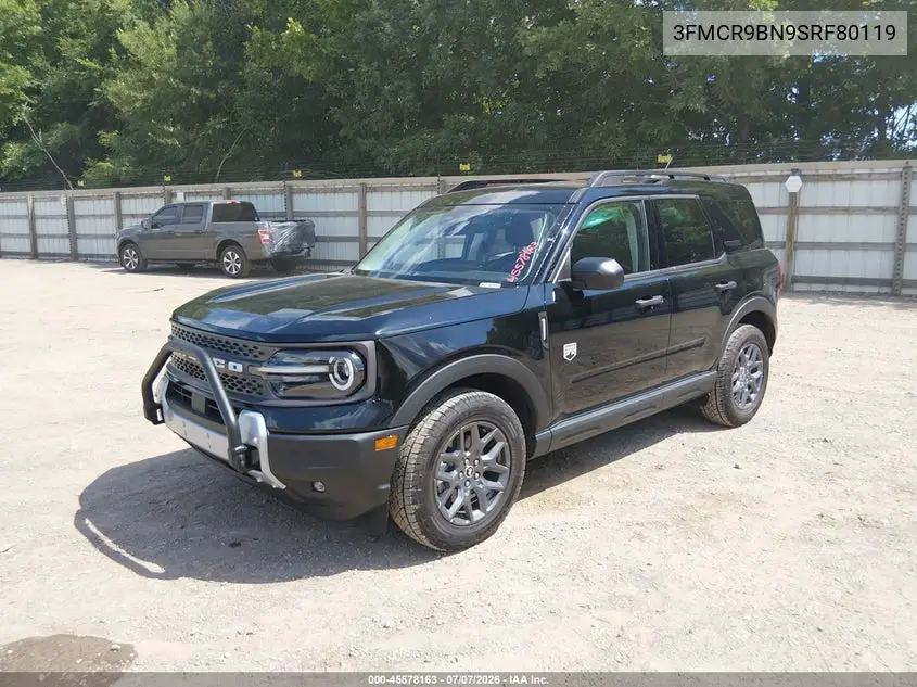 2025 Ford Bronco Sport Big Bend VIN: 3FMCR9BN9SRF80119 Lot: 45578163