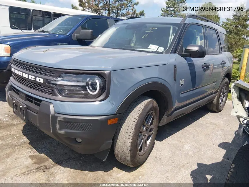 2025 Ford Bronco Sport Big Bend VIN: 3FMCR9BN4SRF31796 Lot: 45579566
