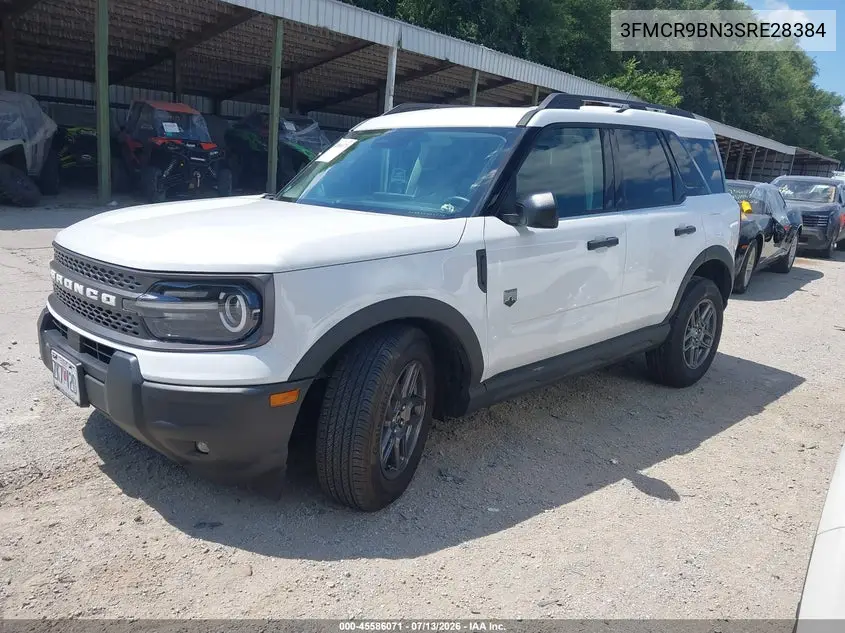 2025 Ford Bronco Sport Big Bend VIN: 3FMCR9BN3SRE28384 Lot: 45586071