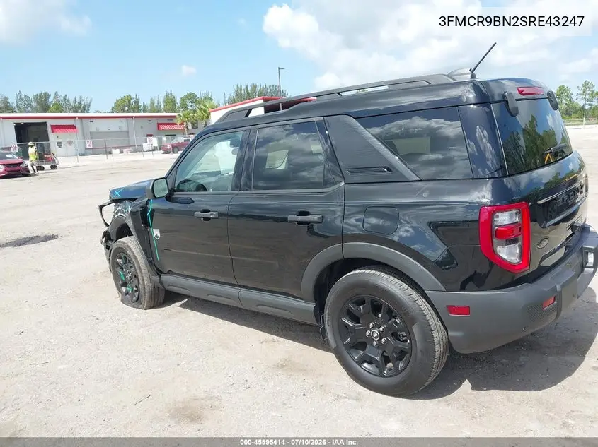 2025 Ford Bronco Sport Big Bend VIN: 3FMCR9BN2SRE43247 Lot: 45595414