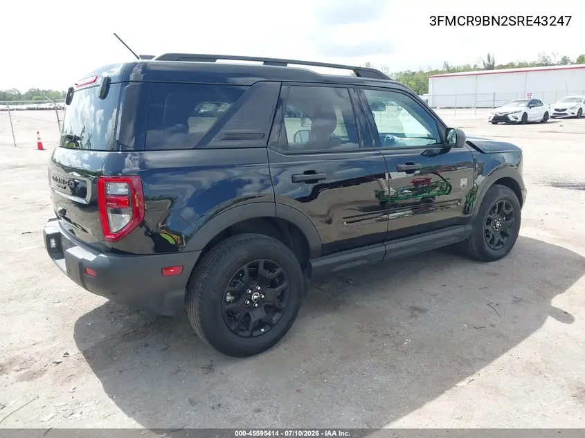 2025 Ford Bronco Sport Big Bend VIN: 3FMCR9BN2SRE43247 Lot: 45595414