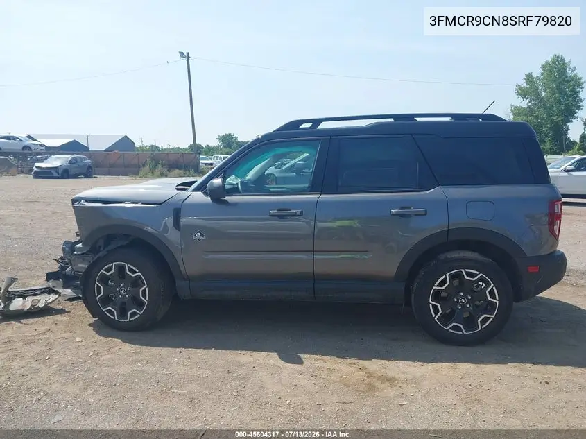 2025 Ford Bronco Sport Outer Banks VIN: 3FMCR9CN8SRF79820 Lot: 45604317