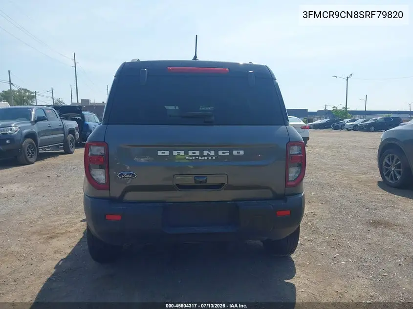 2025 Ford Bronco Sport Outer Banks VIN: 3FMCR9CN8SRF79820 Lot: 45604317