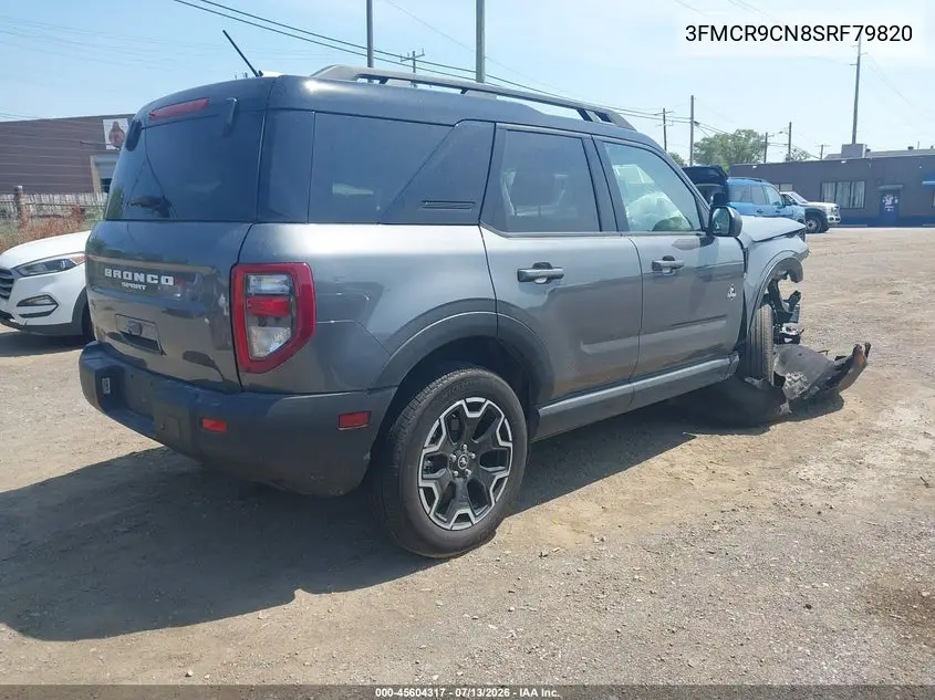 2025 Ford Bronco Sport Outer Banks VIN: 3FMCR9CN8SRF79820 Lot: 45604317