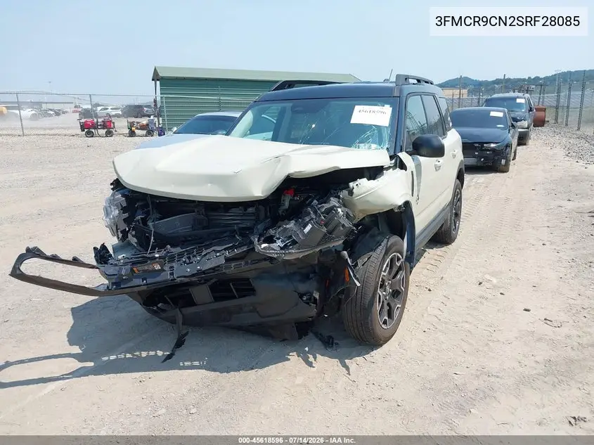 2025 Ford Bronco Sport Outer Banks VIN: 3FMCR9CN2SRF28085 Lot: 45618596
