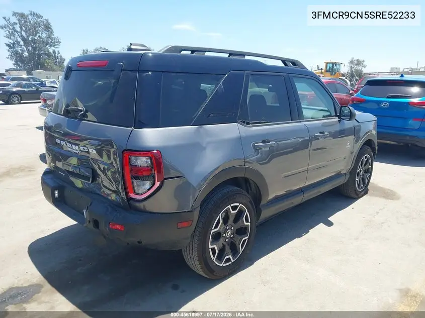 2025 Ford Bronco Sport Outer Banks VIN: 3FMCR9CN5SRE52233 Lot: 45618997