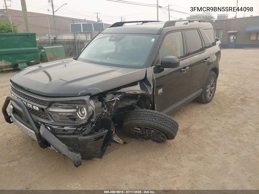2025 Ford Bronco Sport Big Bend VIN: 3FMCR9BN5SRE44098 Lot: 45619015