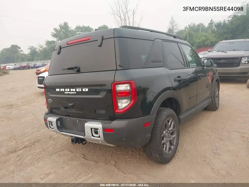 2025 Ford Bronco Sport Big Bend VIN: 3FMCR9BN5SRE44098 Lot: 45619015