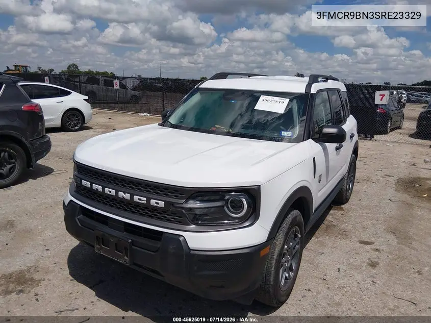 2025 Ford Bronco Sport Big Bend VIN: 3FMCR9BN3SRE23329 Lot: 45625019