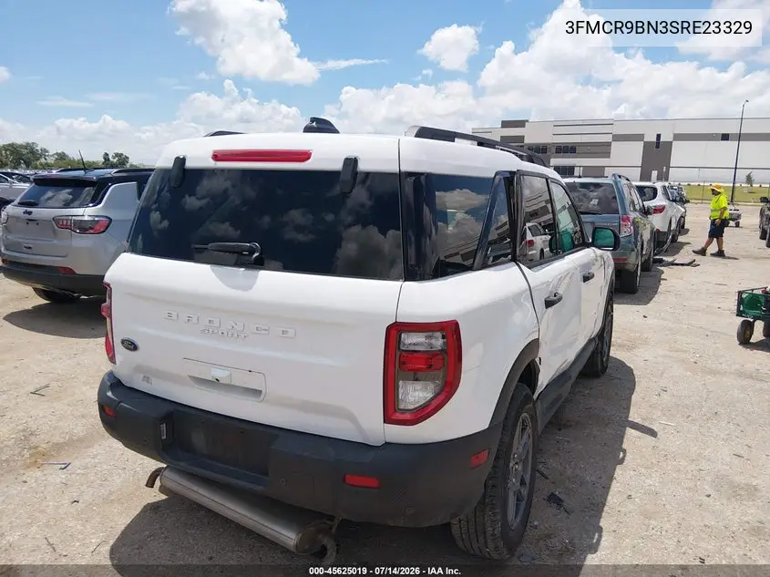 2025 Ford Bronco Sport Big Bend VIN: 3FMCR9BN3SRE23329 Lot: 45625019