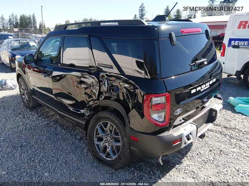 2025 Ford Bronco Sport Big Bend VIN: 3FMCR9BN4SRE87427 Lot: 45626202
