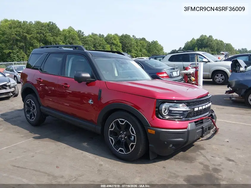 2025 Ford Bronco Sport Outer Banks VIN: 3FMCR9CN4SRF36009 Lot: 45627519