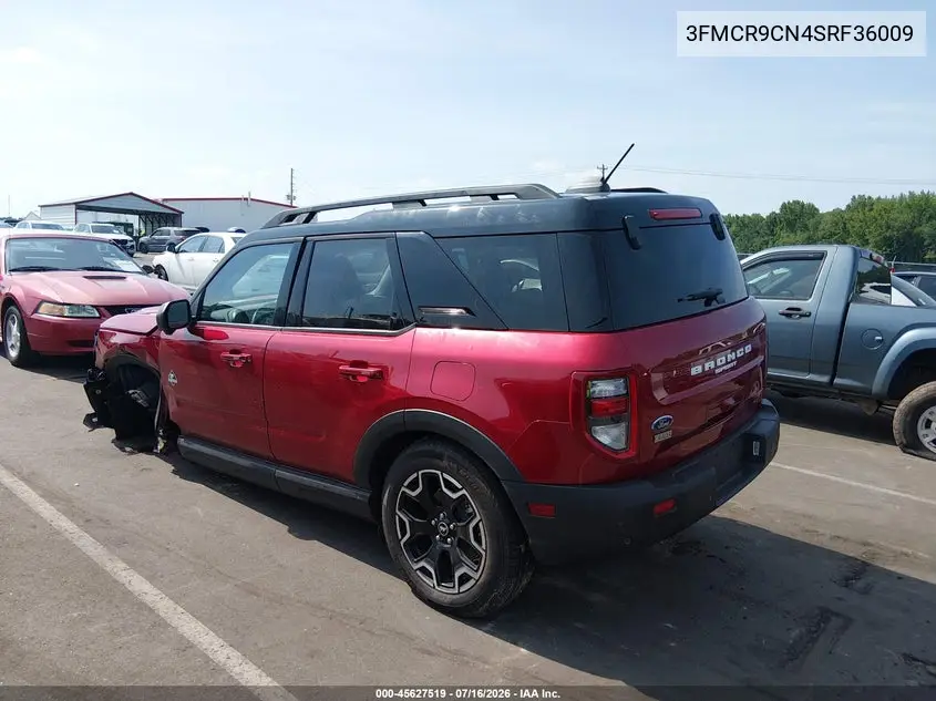 2025 Ford Bronco Sport Outer Banks VIN: 3FMCR9CN4SRF36009 Lot: 45627519