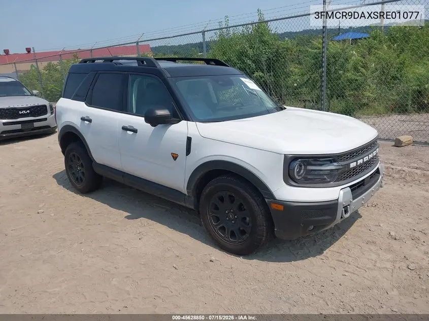 2025 Ford Bronco Sport Badlands VIN: 3FMCR9DAXSRE01077 Lot: 45628850