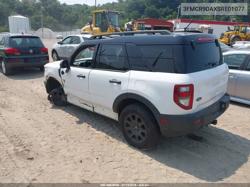 2025 Ford Bronco Sport Badlands VIN: 3FMCR9DAXSRE01077 Lot: 45628850