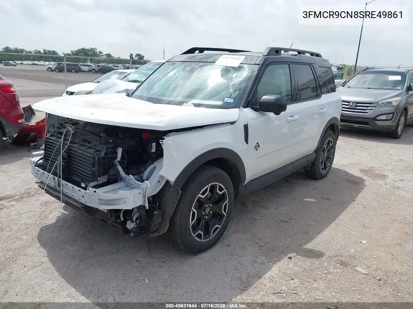 2025 Ford Bronco Sport Outer Banks VIN: 3FMCR9CN8SRE49861 Lot: 45631644