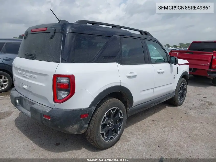 2025 Ford Bronco Sport Outer Banks VIN: 3FMCR9CN8SRE49861 Lot: 45631644