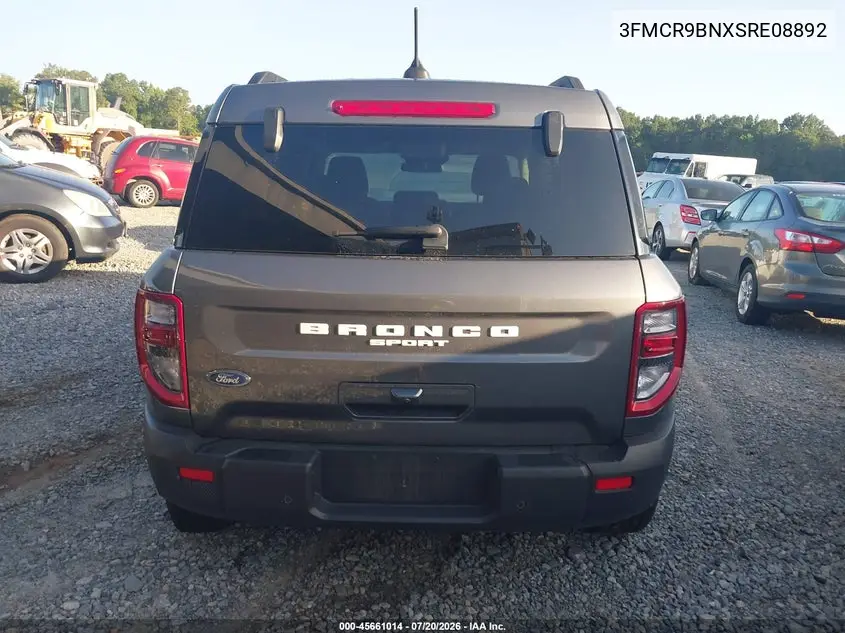 2025 Ford Bronco Sport Big Bend VIN: 3FMCR9BNXSRE08892 Lot: 45661014