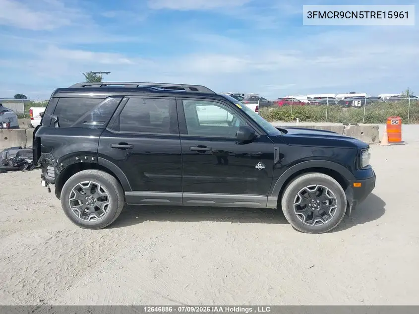 2026 Ford Bronco Sport Outer Banks VIN: 3FMCR9CN5TRE15961 Lot: 12646886