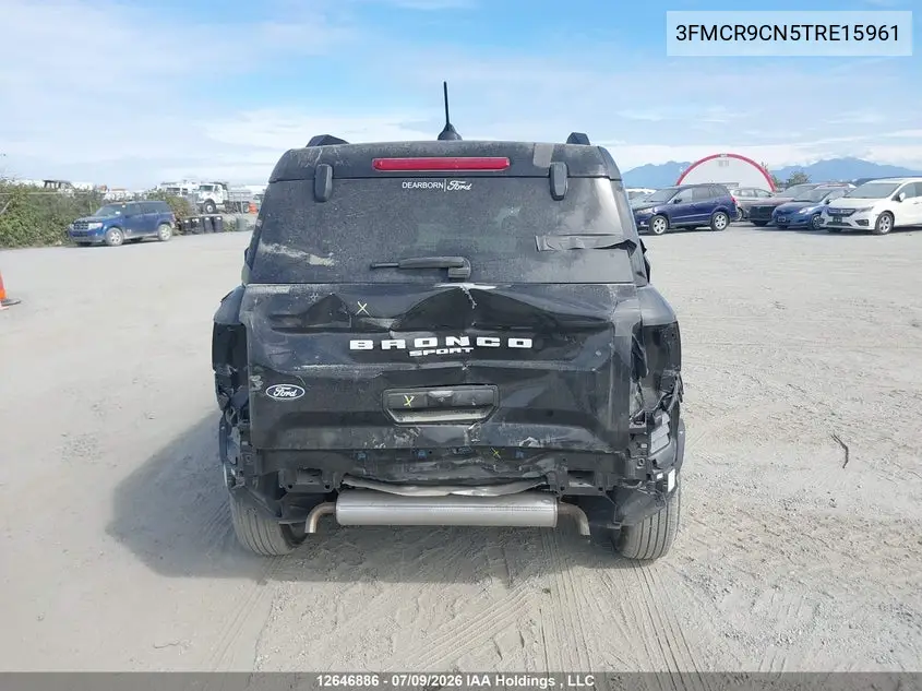 2026 Ford Bronco Sport Outer Banks VIN: 3FMCR9CN5TRE15961 Lot: 12646886
