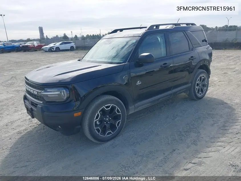 2026 Ford Bronco Sport Outer Banks VIN: 3FMCR9CN5TRE15961 Lot: 12646886