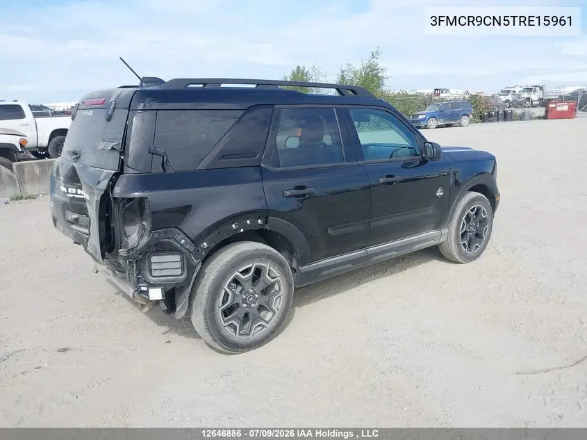 2026 Ford Bronco Sport Outer Banks VIN: 3FMCR9CN5TRE15961 Lot: 12646886